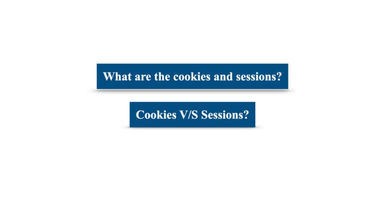 ‎cookies and sessions